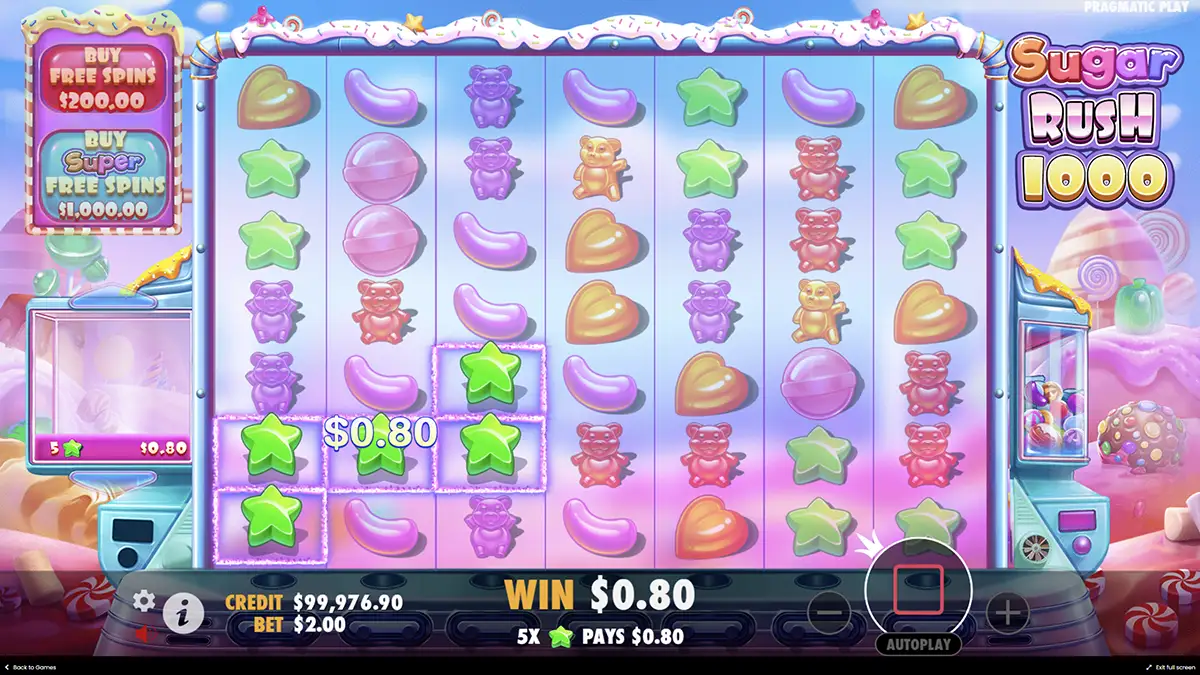 Where to play Sugar Rush 1000 slot