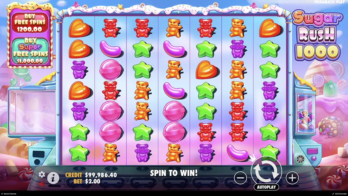 Play Sugar Rush 1000 Demo