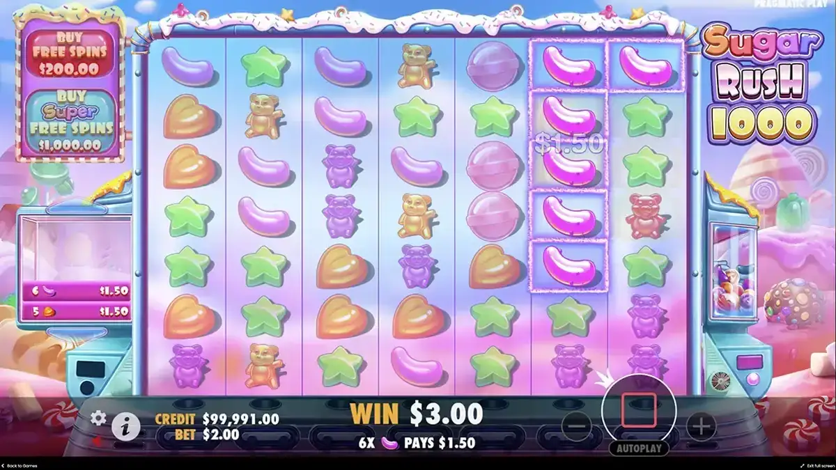 How to Get Super Bonus in Sugar Rush 1000