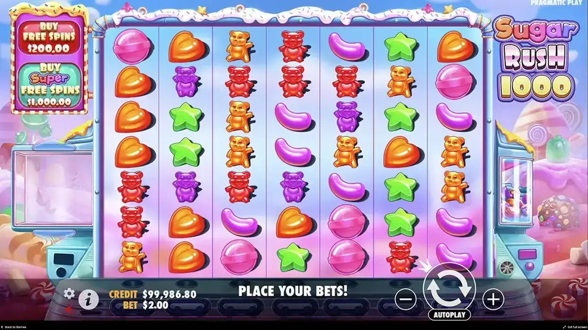 Requirements to install Sugar Rush 1000 slot